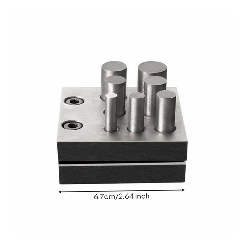 17 Hole Disc Set Multi-Size Jewelry Circle Punch Tool Long-Lasting
