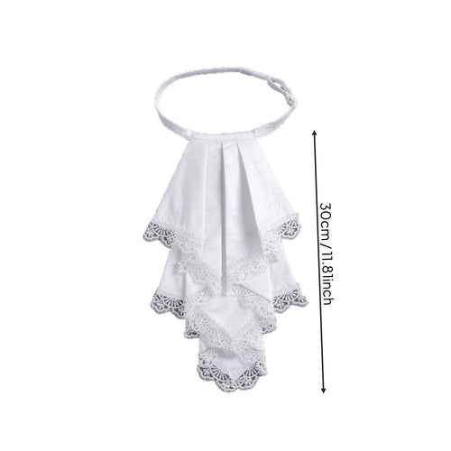 19th-Century Jabot Collar Darkly Romantic Jabot Vintage for Costume Party