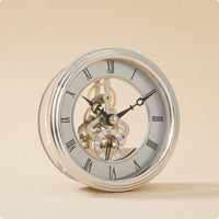 Round Clock Insert Transparent Case Clock Face Insert Decorative Home Decor