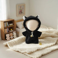 Black Cat Doll Costume Soft Material Toy Accessory Imaginative Role-Play