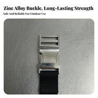 Multi-Purpose Belt Buckle High Strength Quick Release Buckle Heavy Duty for Bag Manufacturer S, Gear Repair, Crafting, Pet Collars