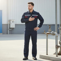 Anti-Static Work Attire Set Multi-Pocket Workwear for Factory, Men, Workers
