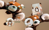 Raccoon Ear Headband, Fuzzy Hair Accessories, event, Photo Props