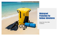 Waterproof Creek Trekking Backpack, Lightweight Outdoor Dry Bag, Unisex Double Shoulder Pack for Rafting, Surfing, Diving