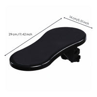 Rotating Desk Armrest 180 Rotation Computer Arm Rest Support Easy Installation Desk Elbow Rest Pad for Computer Setup