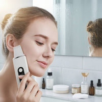 High-Frequency Skin Scrubber Rechargeable Blackhead Remover Gentle for Home