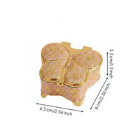 Butterfly Jewelry Box Zinc Alloy Keepsake Case Decorative