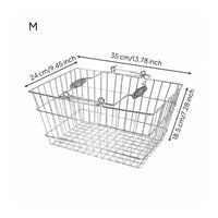 Metal Shopping Basket Rust Resistant Shop Supplies Multi Purpose for Retailers
