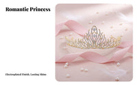 Bridal Crown Regal Design Bridal Feather Tiara Crystal Princess Crown High Glow Crystal Wedding Headpiece Sparkling