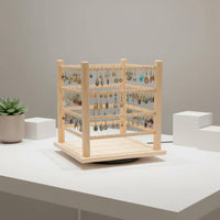 Electric Rotating Earring Stand Stable and Balanced for Boutique Owners