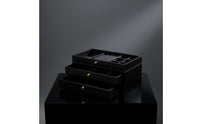 Jewelry Box with Transparent Lid Portable Container Sturdy for Vanity