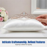 Stylish Headband, Bridal Tiara Hair Accessory, Alloy with Zirconia, Elegant Wedding Photo Prop
