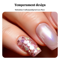 Acrylic Fake Nails, Pre-Shaped Short, Press On, DIY Manicure