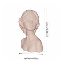Lightweight Female Mannequin Head Long-Lasting Hat Display Model Professional Grade for Boutique Owners, Photo Shoots, Shop Display Areas