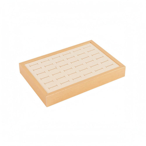 Band Display Tray Cream Surface Retail Showcase Shallow