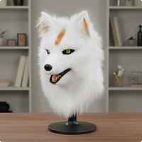 Canine Fursuit Head Wearable Canine Mask Head Easy to Wear for Convention, Photo