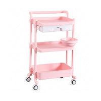 Beauty Trolley Versatile Salon Trolley Heavy Duty for Clinics, Nail Technicians