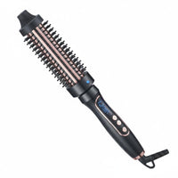 Curling Straightening Brush Digital Display Electric Hot Comb 360 Degree
