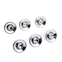 Chrome Shower-Head Nozzle Multiple Spray Outlets Compact Shower Nozzle