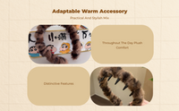 Plush headband for makeup, spa use