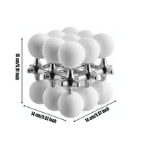 Geometric Sphere Cube Modern Abstract Design Geometric Sphere Sculpture