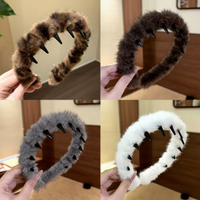 Plush headband for winter warmth