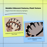 Crystal Wave Headband, Plush, Thin, Comfortable