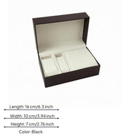Watch Box Molded Compartments Presentation Case Rigid