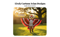 avian feather cape ignites creativity creature Costume Easy to Wear for celebration gathering