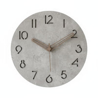 Silent Wall Clock Minimalist Rock-Like Appearance Texture Wall Clock Easy to Install Home Decor