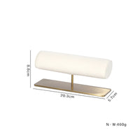 T-Shaped Bar Jewelry Stand Wrapped Finish Jewelry Display Stand Rectangular Base