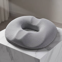 Donut Seat Pad Breathable Cover Viscoelastic Foam Circular Pad Donut Pillow Ergonomic Design Chair Pad Portable for Car, Travel