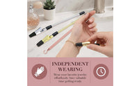 3 Pieces Bracelet Helper Set Braided Cord Jewelry Clasp Helper Handsindependent