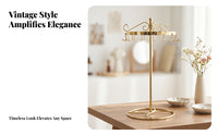Multi-Functional Rotating Necklace Holder Storage Decor Tabletop