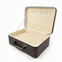 Bangle Organizer with Slots Hard-Sided Jewelry Storage Box Secure for Collectors