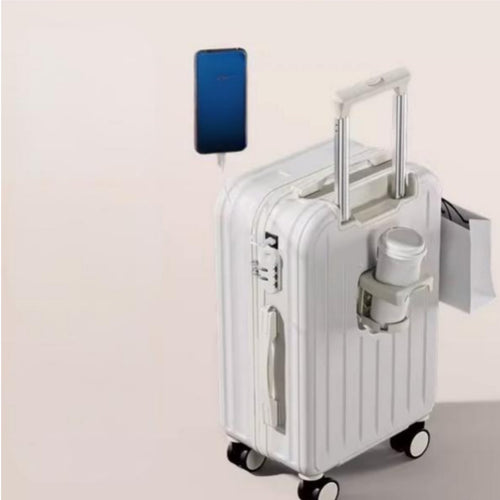 2 Pieces 20 Inch Carry-on Suitcase Large Capacity 20 Inch Suitcase