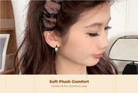 Plush headband for makeup, spa use