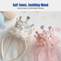 Tulle Birthday Headband, Princess Party Decoration, Photo Prop, Sweet Design