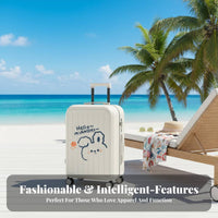 Cartoon Suitcase Telescoping Handle Wheel Suitcase Side Hook
