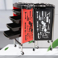 Salon Tool Trolley Cart Multi Layer Hairdressing Trolley Cart with Wheels for Hair Salons