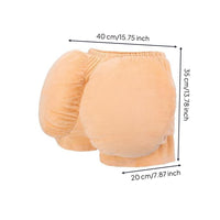 Funny Padded Costume Bottom with Exaggerated Rear Elastic Clothing for Cosplayers, Pranksters, Cosplay, Halloween