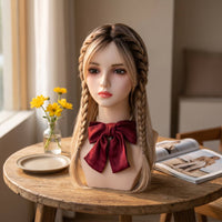Mannequin Head with Shoulders and Chest Countertop for Cosplayers