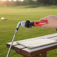 Water Spray Golf Brush Carabiner Clip Golf Club Cleaning Brush Nylon Bristles