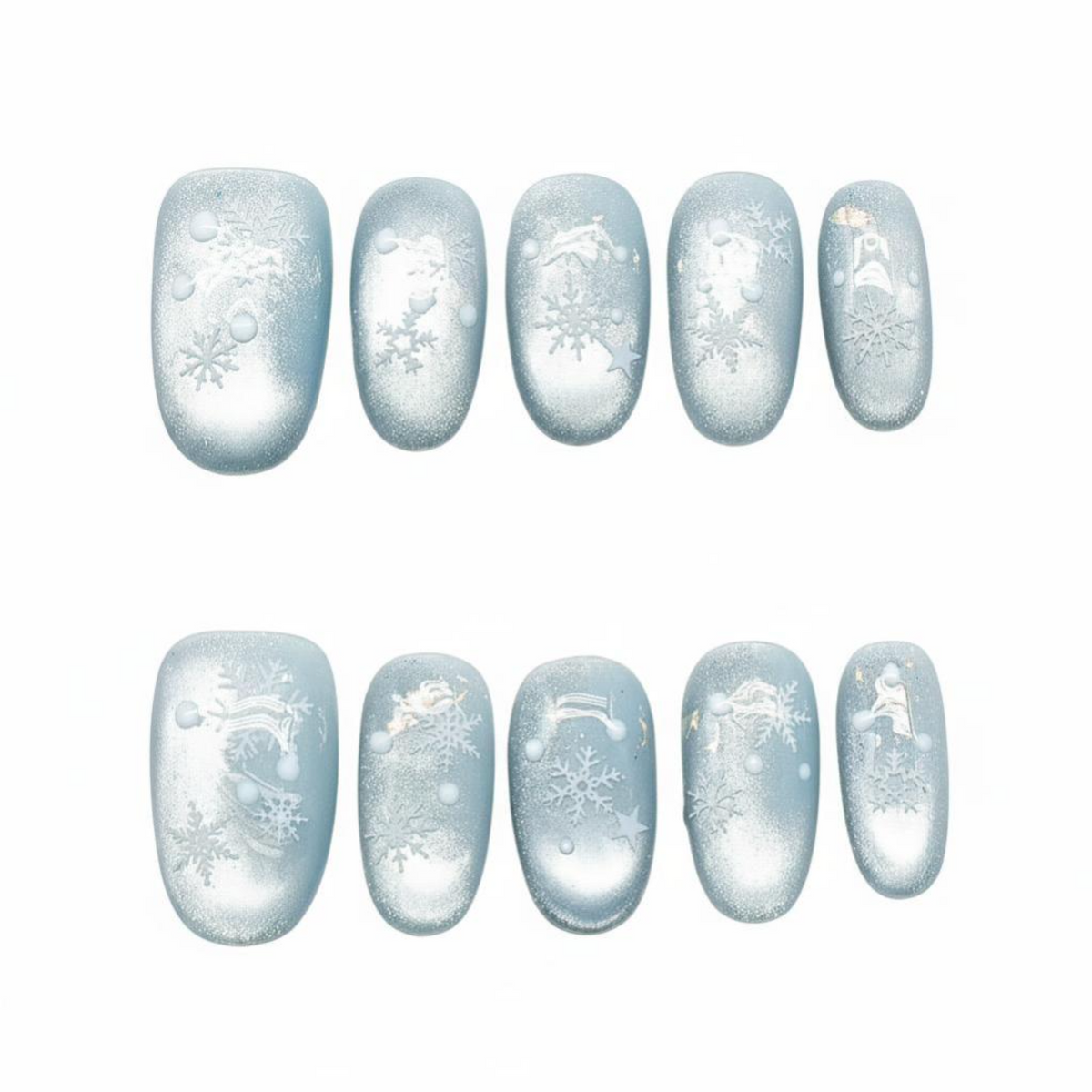 Press On Nail Enhancers, Short Oval, Beautify, For Girls