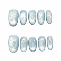 Press On Nail Enhancers, Short Oval, Beautify, For Girls