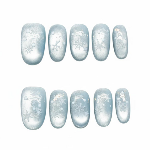 Press On Nail Enhancers, Short Oval, Beautify, For Girls