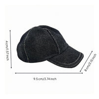 Doll Baseball Cap Paneled Crown Jean Doll Cap Topstitching for Blythe Dolls