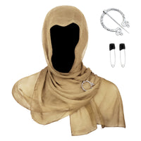 Lightweight Wrap Scarf Rectangular Gauze Shawl Skin-Friendly Shawl Wrap for Headwear