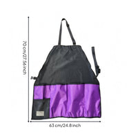 Horse Stable Apron Front Pocket Stable Apron Stitched Panels