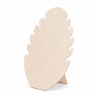 Layered Leaf Edge Shaped Necklace Stand Easy to Set up Home Decor